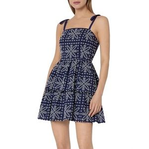 Molly Easton Tiered Eyelet Mini Dress